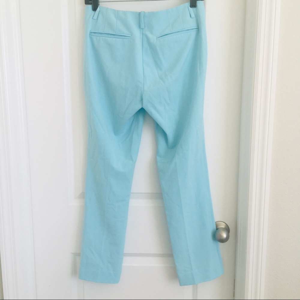 New York & Company sky blue color stretch ankle length pants size 2 - Picture 4 of 5